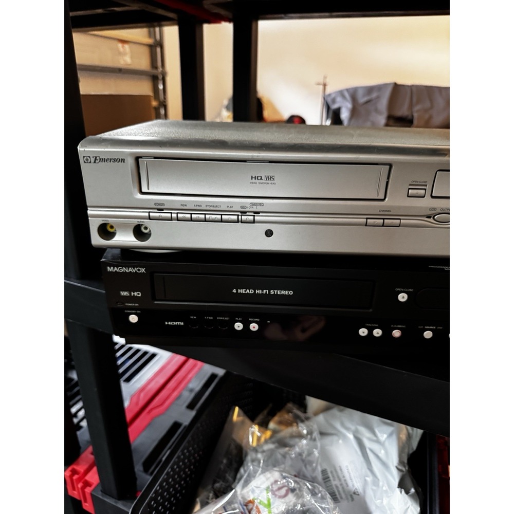 Magnavox & Emerson DVD Recorder / VHS VCR Combo - Untested Parts Repair